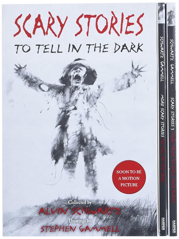 Scary Stories Paperback Box Set: The Complete 3-Book Collection with Classic Art by Stephen Gammell cover image