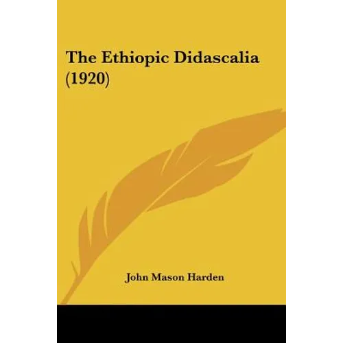 The Ethiopic Didascalia (1920)