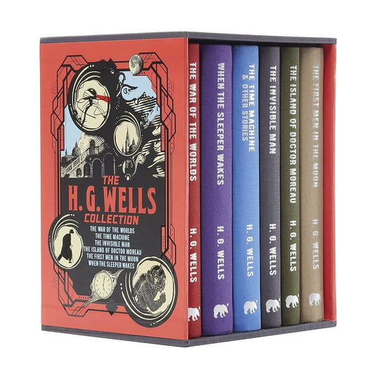 The H. G. Wells Collection: Deluxe 6-Book Hardcover Boxed Set (Arcturus Collector's Classics, 8) cover image
