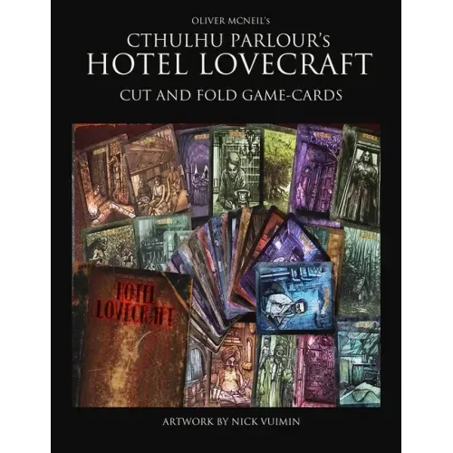 Cthulhu Parlour Hotel Lovecraft Cut and fold Game-Cards