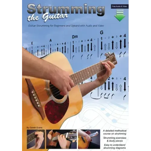 Strumming the Guitar: Guitar Strumming for Beginners and Upward with Audio and Video
